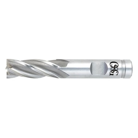 HSS End Mill,1-1/2in.dia.,3in.Cut L