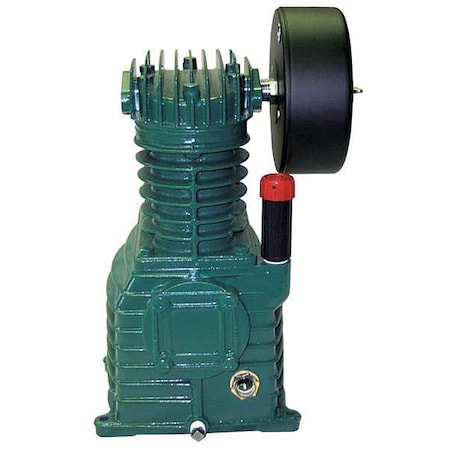 Air Compressor Pump, 1 1/2 Hp, 3 Hp, 1 Stage, 34 Oz Oil Capacity, 2 Cylinder