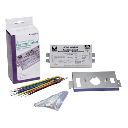 CFL Ballast Kit,Electr,17to59W,5-1/16inL