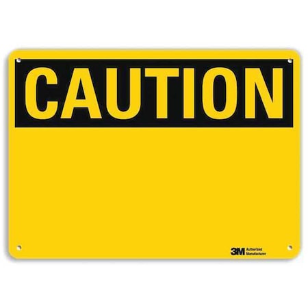 Safety Sign,Caution,7in.H