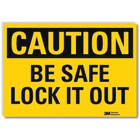 Caution Sign, 7 In Height, 10 In Width, Reflective Sheeting, Vertical Rectangle, English