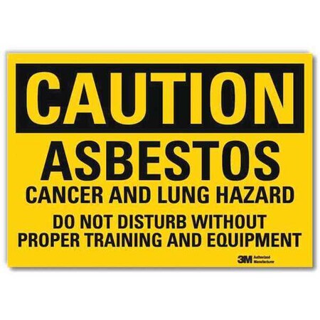 Caution Sign, 7 In H, 10 In W,Vertical Rectangle, English, U4-1056-RD_10X7
