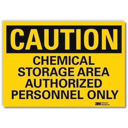 Caution Sign, 5 In H, 7 In W,Horizontal Rectangle, English, U4-1117-RD_7X5