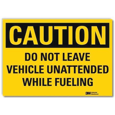Safety Sign, 10 In Height, 14 In Width, Reflective Sheeting, Horizontal Rectangle, English