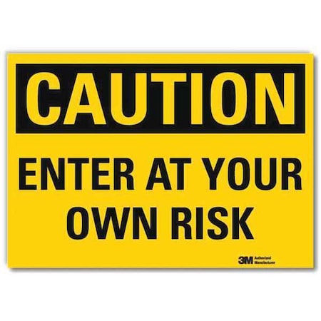 Safety Sign,English,7in.H X 10in.W, U4-1259-RD_10X7