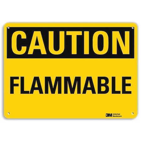 Safety Sign, 10 In Height, 14 In Width, Aluminum, Horizontal Rectangle, English, U4-1310-RA_14X10