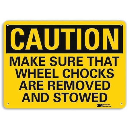 Safety Sign, 7 In Height, 10 In Width, Aluminum, Vertical Rectangle, English, U4-1524-RA_10X7