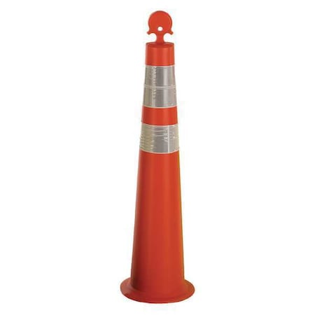 Channelizer Cone With Collar,42inH,Ornge