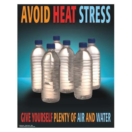 Safety Poster,Avoid Heat Stress Give,ENG