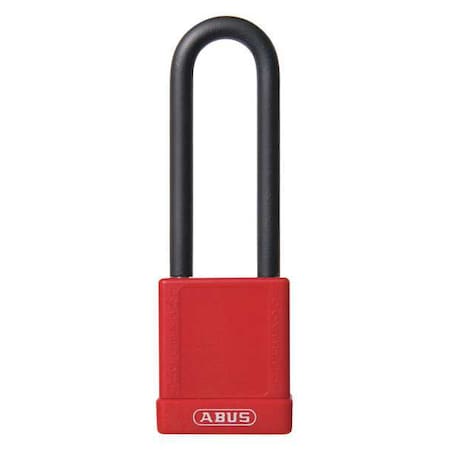 Lockout Padlock,KA,Red,1-3/4H