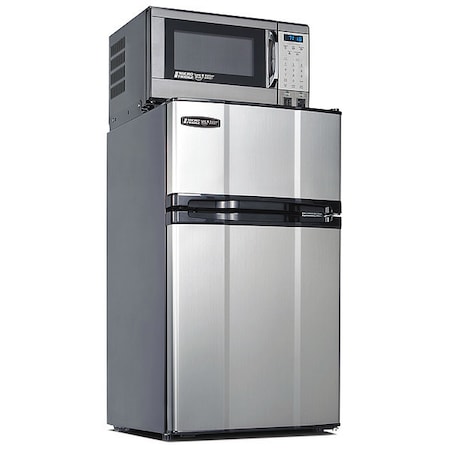 Compact Refrigerator, Freezer And Microwave, 2.9 Cu. Ft.