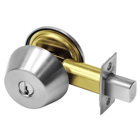 Deadbolt W/Thumbturn, Satin Chrome