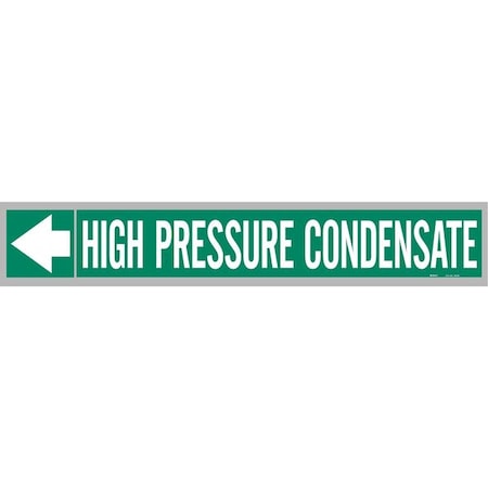 Pipe Marker,High Pressure Condensate, 109183