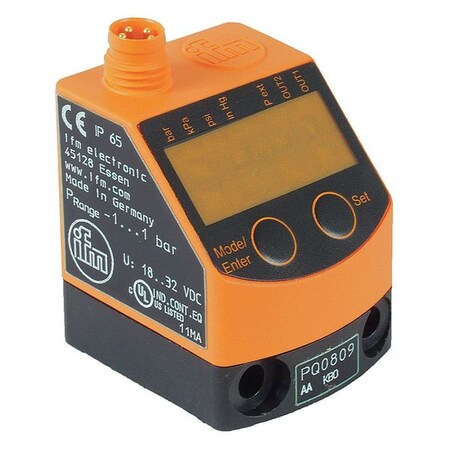 Compound Digital Pressure Switch, (2) SPST, -14.5 Psi Vac  To 14.5 Psi