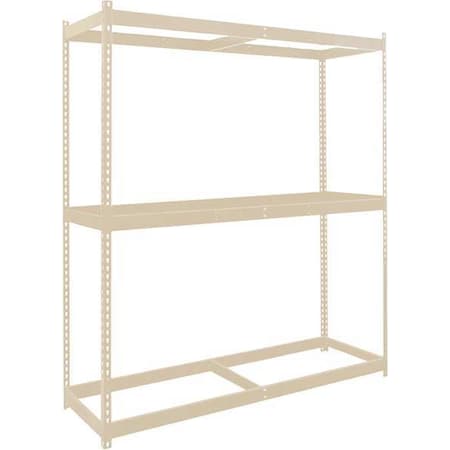 Boltless Shelving Unit, 36D X 48W X 84H, 4 Shelves, Steel