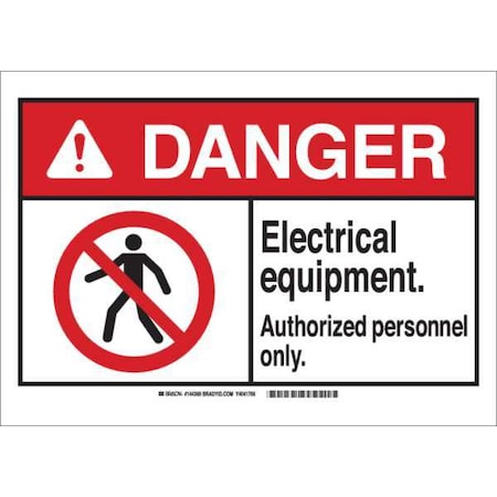 Danger Sign,Elec Equipment,B-401,10H