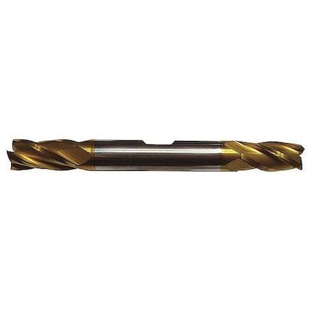 Carbide End Mill,Sq,3/16,1/2 Cut L