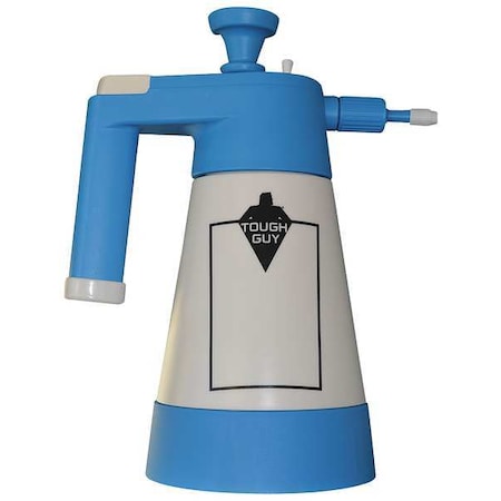 1L White/Blue, Plastic Compression Spray Bottle