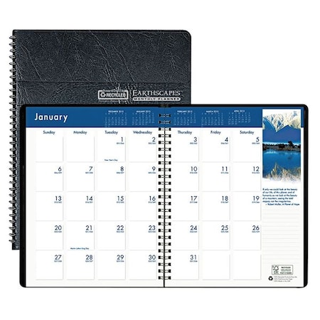 Monthly Planner,Ruled,8-1/2x11 In.