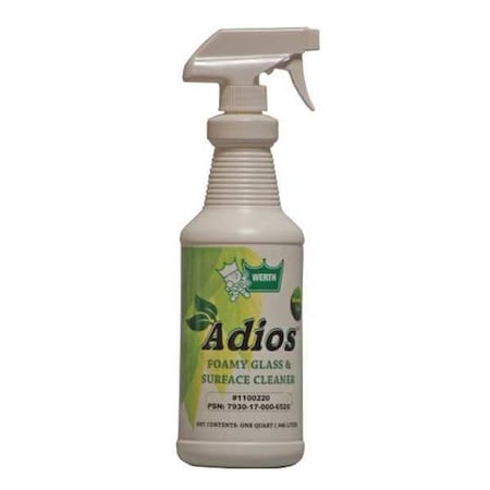 Liquid Glass And Surface Cleaner, 1 Qt., Clear, Unscented