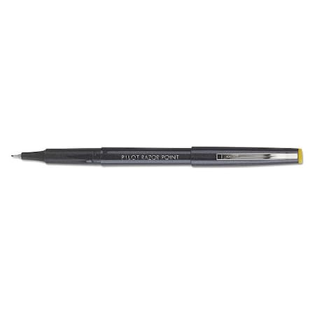 Razor Point(R) Porous Point Pen, Needle Tip Black PK12