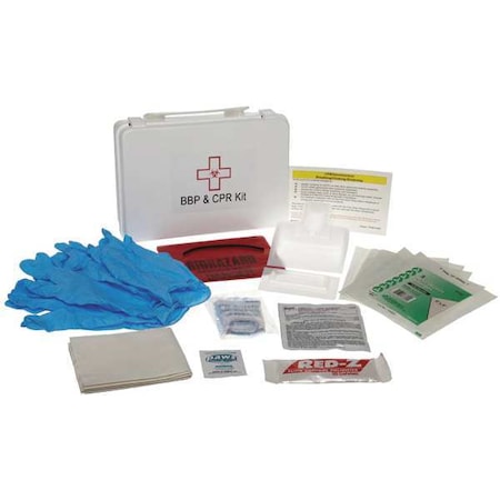 Basic Wall-Mounted Bloodborne Pathogen BBP Kit