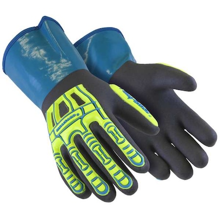 Safty Gloves,9 3/5 In,Left And Right,PR1