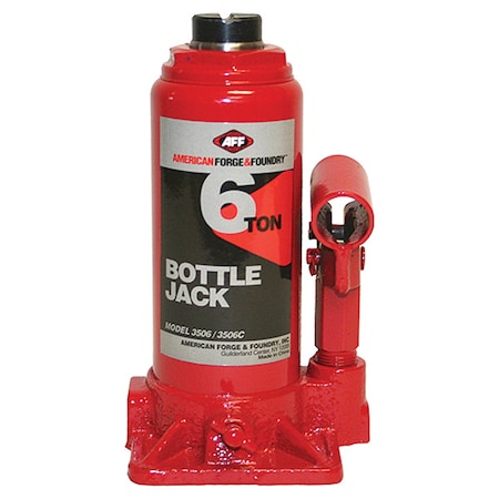 Bottle Jack,6 Ton,Max Lift 16 H