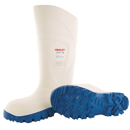 Boot,White/Blue,Mens 4/Womens 6,PR