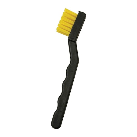 Dissipative Brush, 1-1/4 In L Brush, Yellow, Carbon Loaded Polypropylene