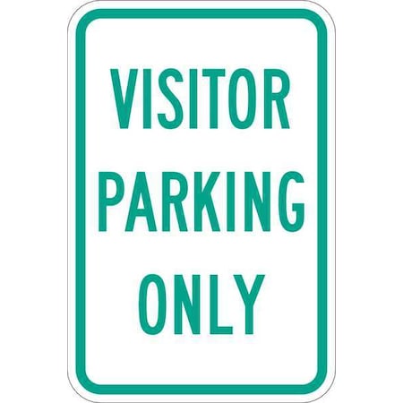 Visitor Parking Sign,18 X 12, T1-1033-HI_12x18
