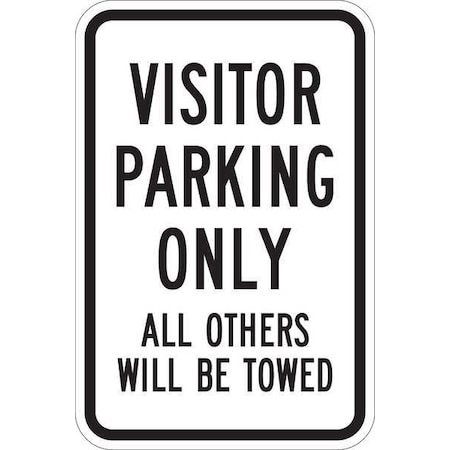 Visitor Parking Sign,18 X 12, T1-1045-EG_12x18