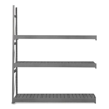 Add-On Bulk Storage Rack, 24 In D, 72 In W, 3 Shelves