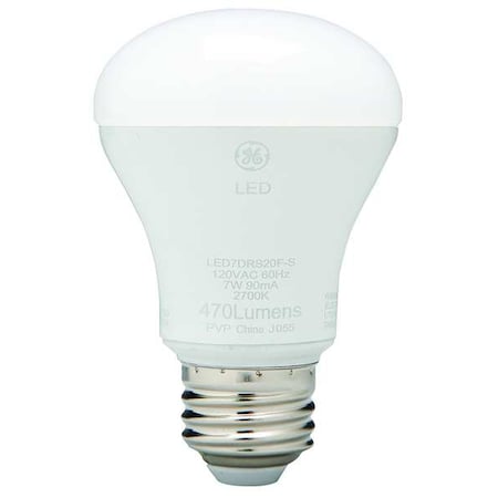 LED Lamp, R20, 7.0W, 2700K, E26