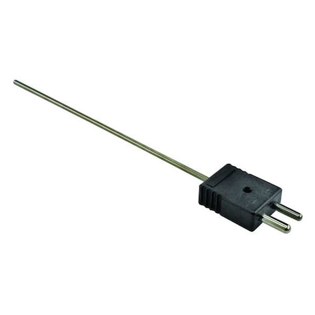 Thermocouple Probe,Type J,6inL,SS,22 AWG