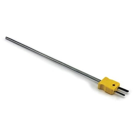 Thermocouple Probe,Type K,6in L,22 AWG