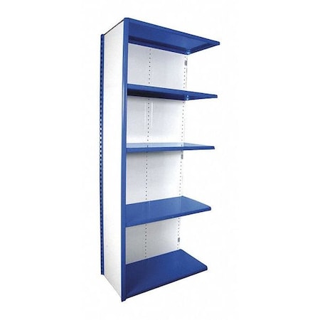 Metal Shelving, 24D X 36W X 84H, 5 Shelves, Steel