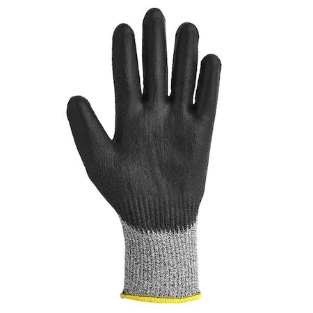 Cut Resist Gloves,M,Blk/Salt Pepper,PR