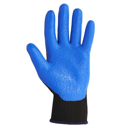 Coated Gloves,Foam Nitrile,2XL,Black,PR