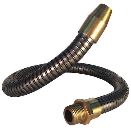 Coolant Hose, 1/2 In.Pipe, 18 In.L, Gray
