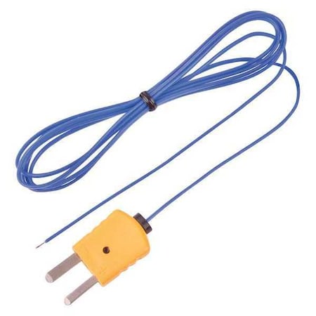 Beaded Thermocouple Wire Probe, Type K, -40 To 482°F (-40 To 250°C)