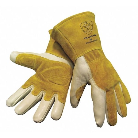 MIG Welding Gloves, Cowhide Palm, L, PR