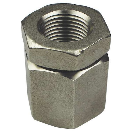 Three Pc Coupling,1in,2-1/8inL,316L SS