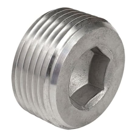 Counter-Sunk Hex Head Plug,1-1/4in.