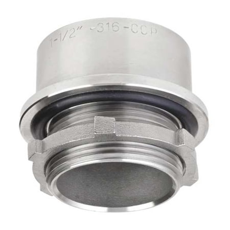 Hub,Threaded,1-1/2in.,2-5/8in.L,316 SS