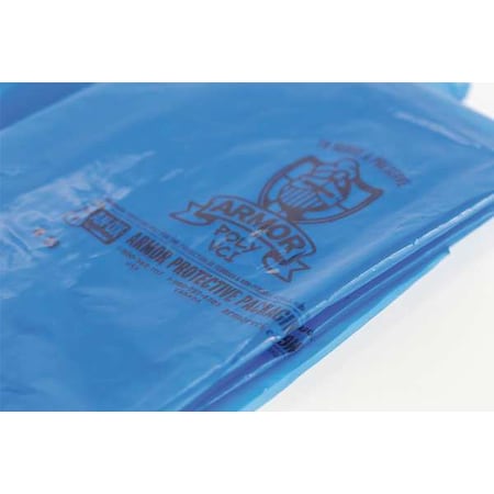 VCI Reclosable Poly Bags 8 X 6, 4 Mil, Blue, Pk1000