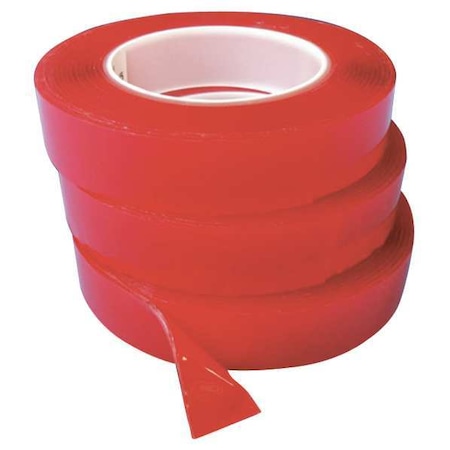 Foam Tape,Clear,5-1/2 Yd. L,3/4 In. W