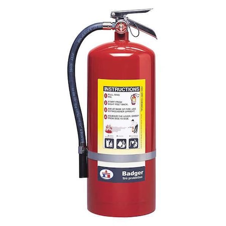 Fire Extinguisher, 6A:120B:C, Dry Chemical, 20 Lb