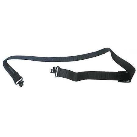 Mountain Sling W/Swivel,1.25x48 In,Black