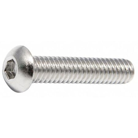 #10-24 Socket Head Cap Screw, NL-19(SM) 18-8 Stainless Steel, 1/2 In Length, 100 PK